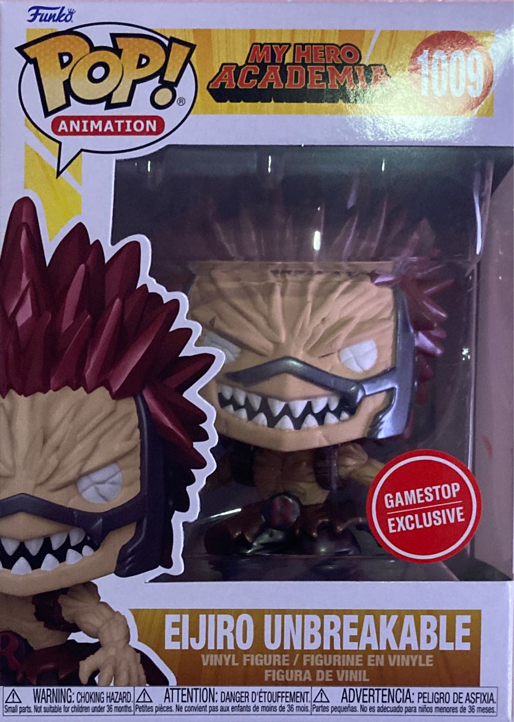 Eijiro Unbreakable - My Hero Academia vinyl figure collectible [Barcode 889698572323] - Main Image 3