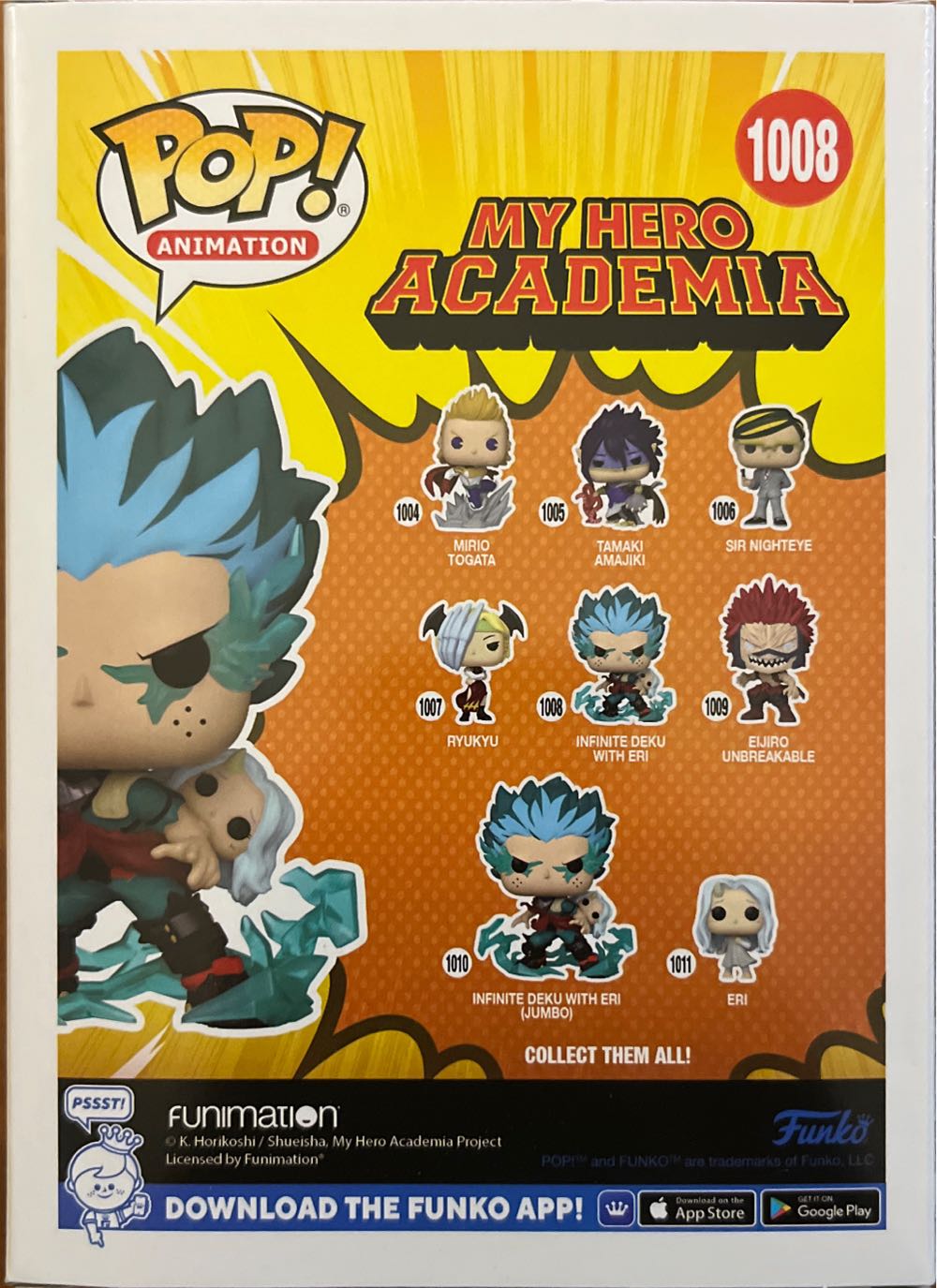 MHA: Infinite Deku With Eri - My Hero Academia vinyl figure collectible [Barcode 889698519335] - Main Image 2