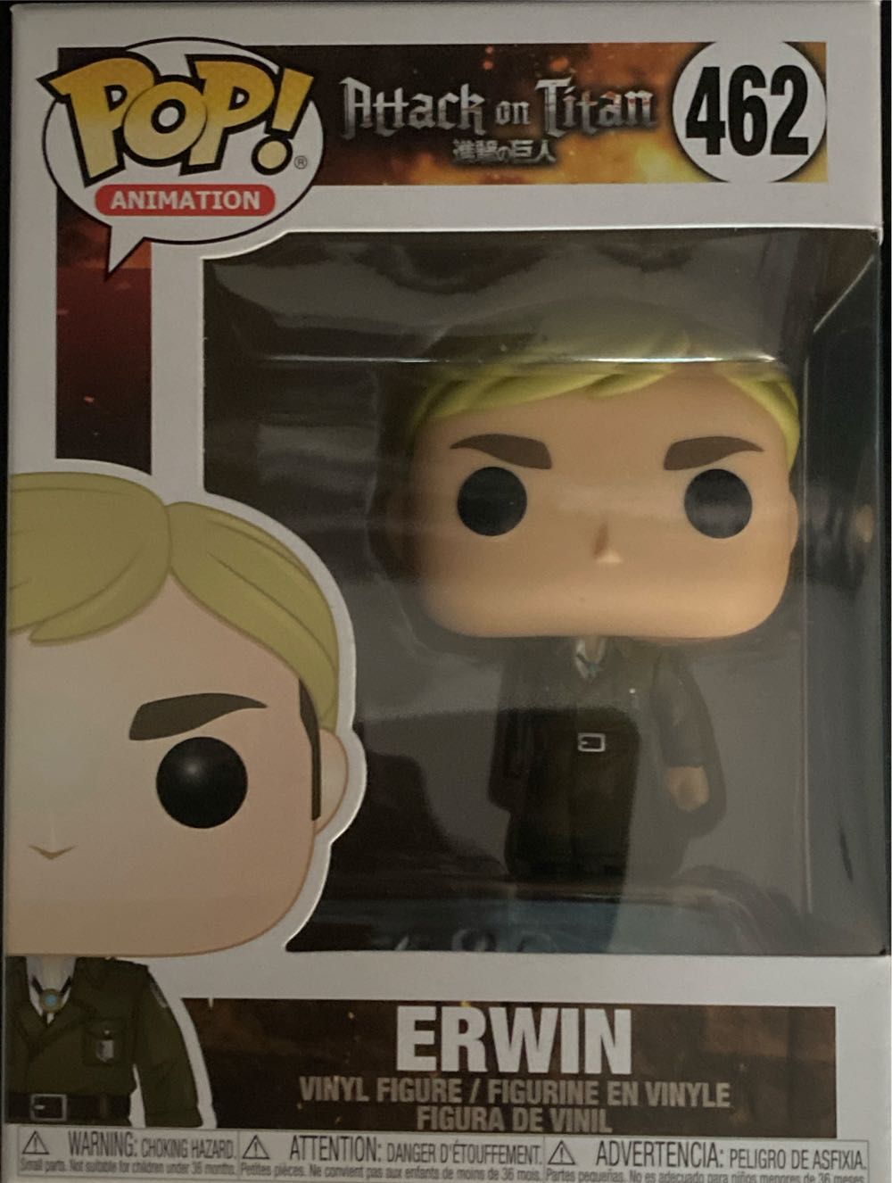 Erwin - Attack on Titan vinyl figure collectible [Barcode 889698356800] - Main Image 3