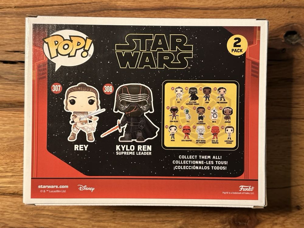 2- Pack Kayla Loren(Supreme Leader) & Rey - Star Wars vinyl figure collectible [Barcode 889698450355] - Main Image 2