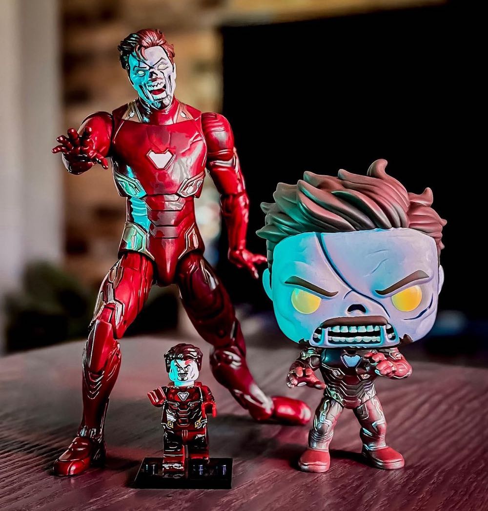 Zombie Iron Man, #944 (Marvel What If) (Short Shelf 1) - What If...? vinyl figure collectible [Barcode 889698581783] - Main Image 2