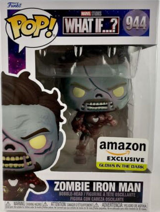 Zombie Iron Man, #944 (Marvel What If) (Short Shelf 1) - What If...? vinyl figure collectible [Barcode 889698581783] - Main Image 4