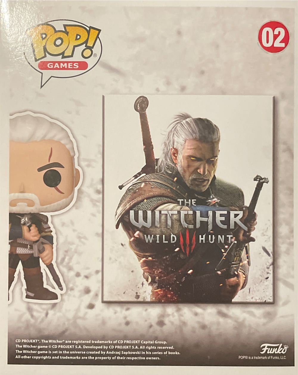 Geralt - Witcher vinyl figure collectible [Barcode 889698564519] - Main Image 2
