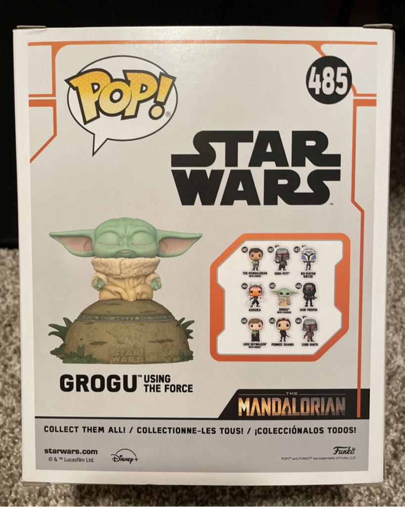 Grogu: The Child Using The Force #485 - Star Wars vinyl figure collectible [Barcode 889698583909] - Main Image 2