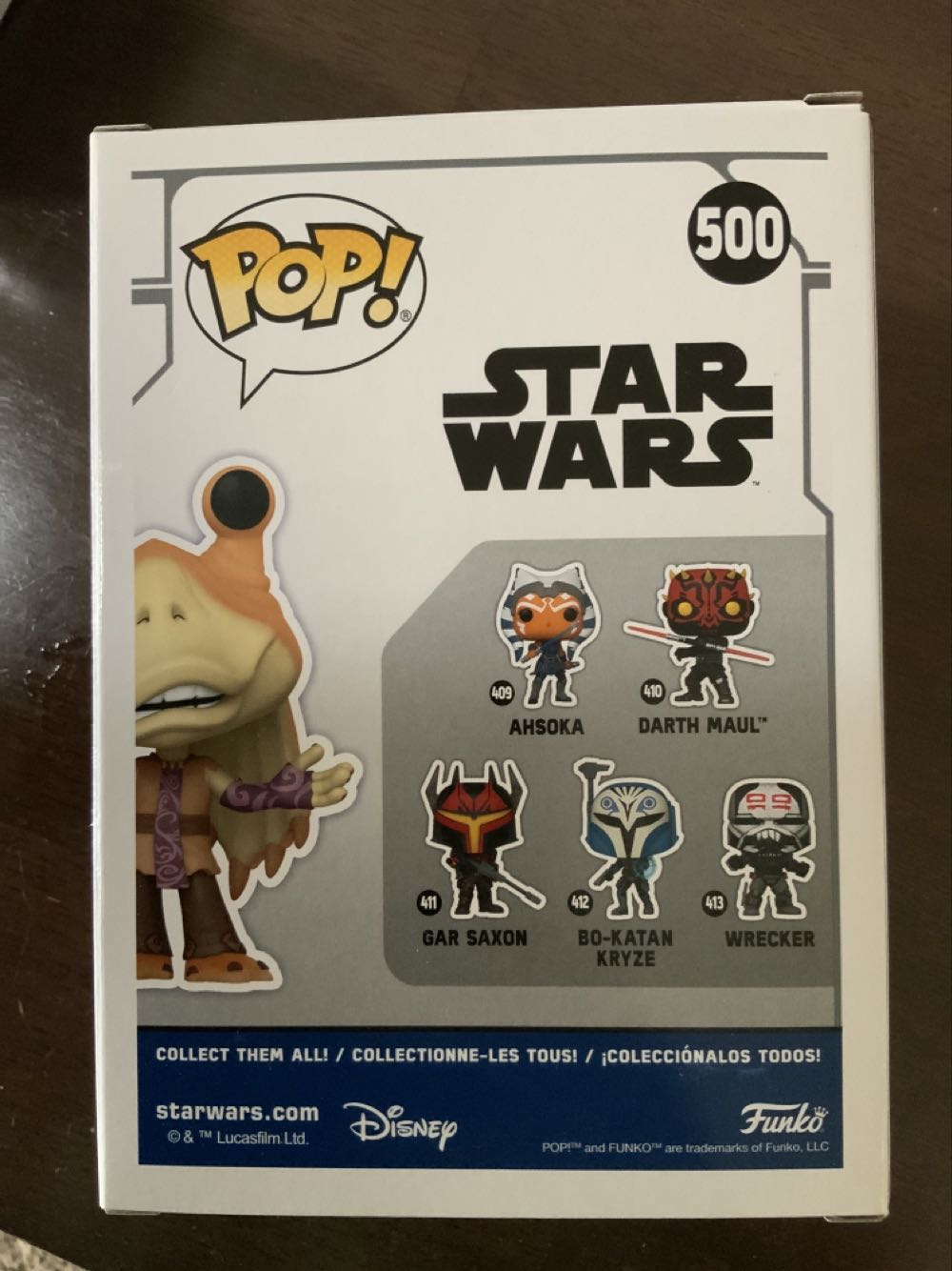 Jar Jar Binks - Star Wars vinyl figure collectible [Barcode 889698603362] - Main Image 3
