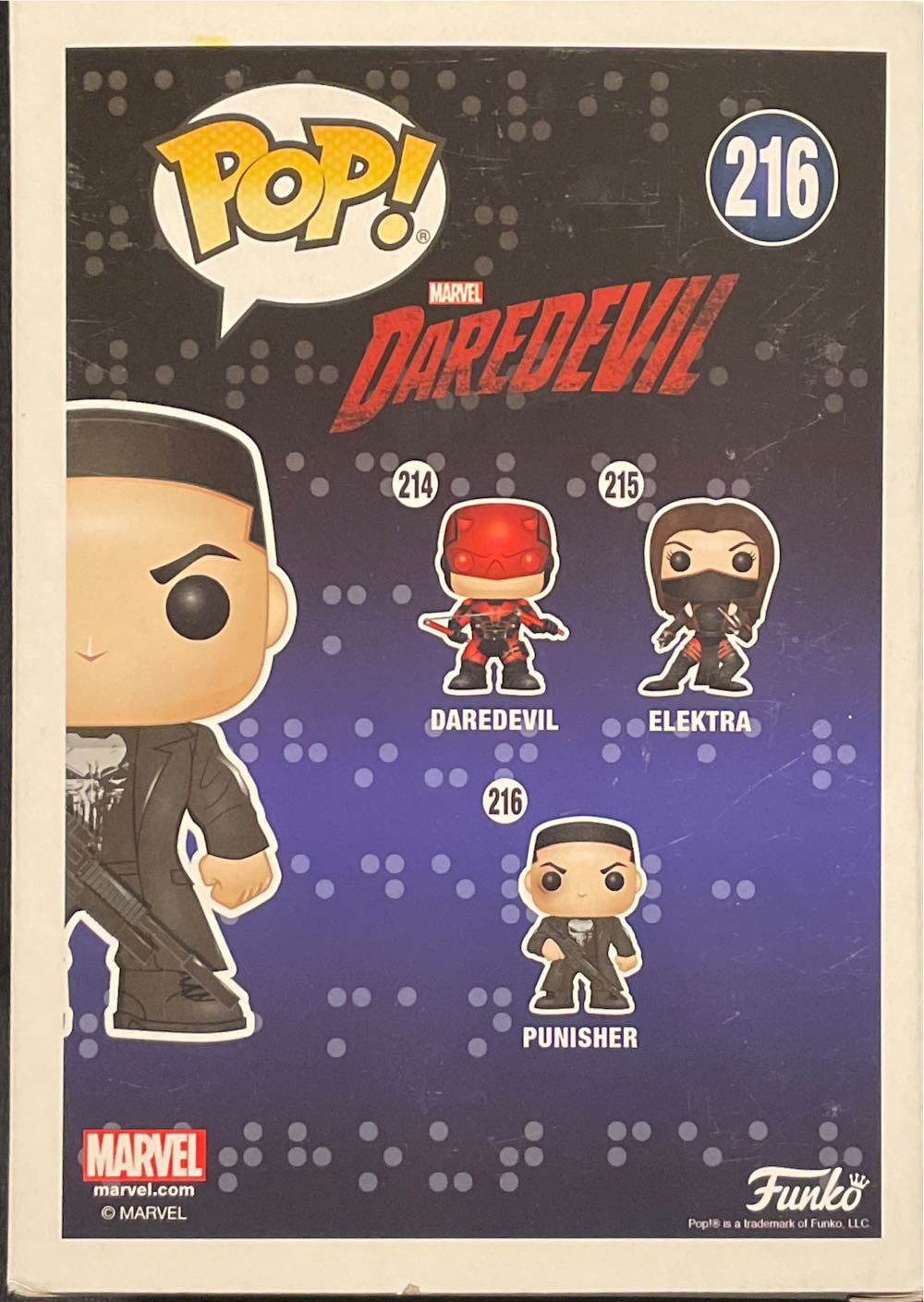 Marvel Punisher $80 (Autographed By Jon Bernthal ) - Marvel Universe vinyl figure collectible [Barcode 889698110921] - Main Image 2