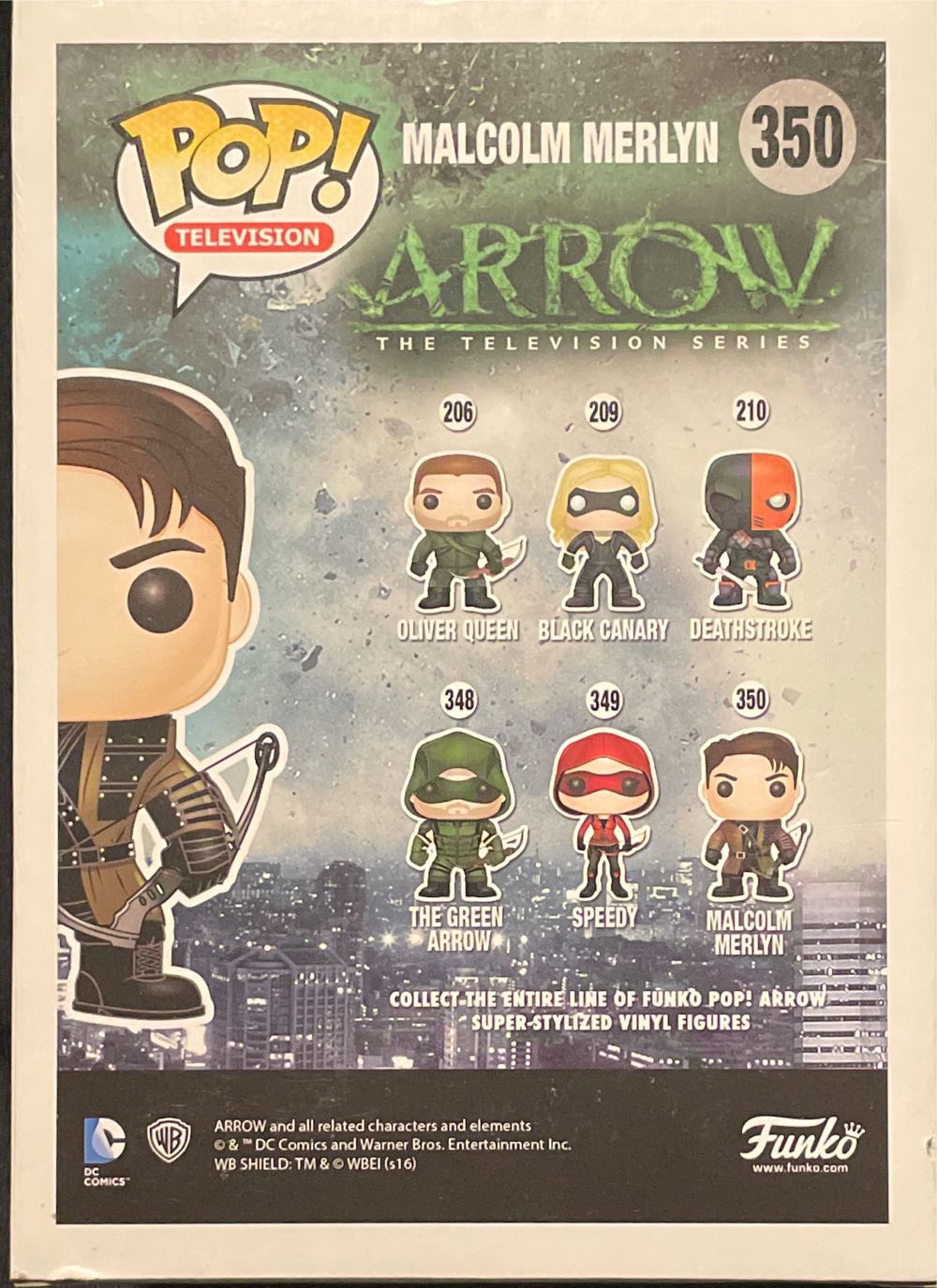 Malcolm Merlin ✍🏼 - Arrow vinyl figure collectible [Barcode 849803094843] - Main Image 2