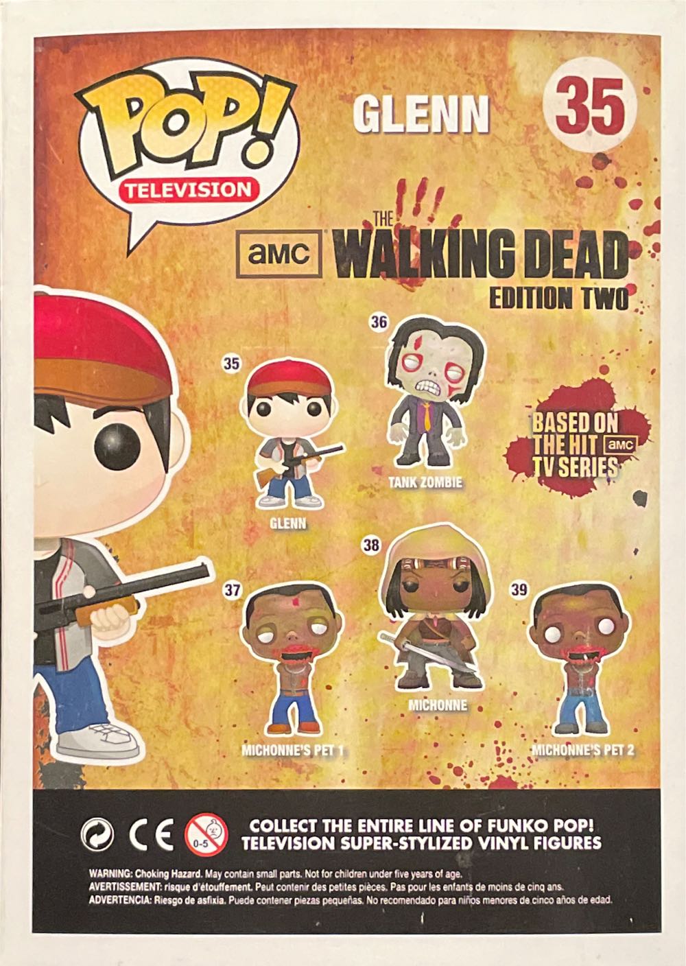 Glenn - The Walking Dead vinyl figure collectible [Barcode 830395030838] - Main Image 2