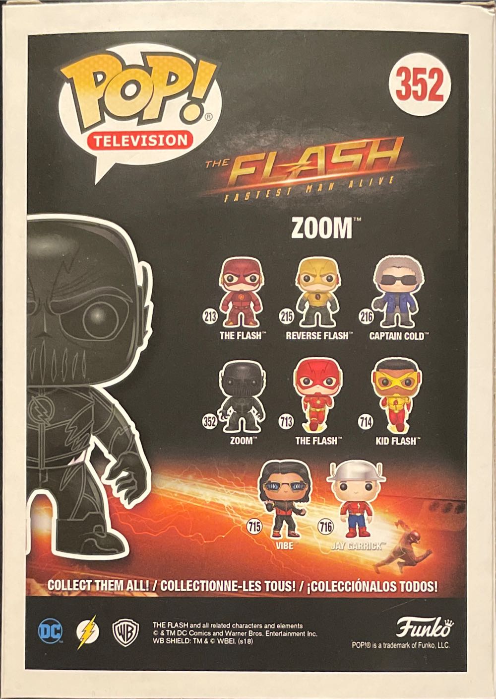 Zoom - The Flash vinyl figure collectible [Barcode 849803094768] - Main Image 2