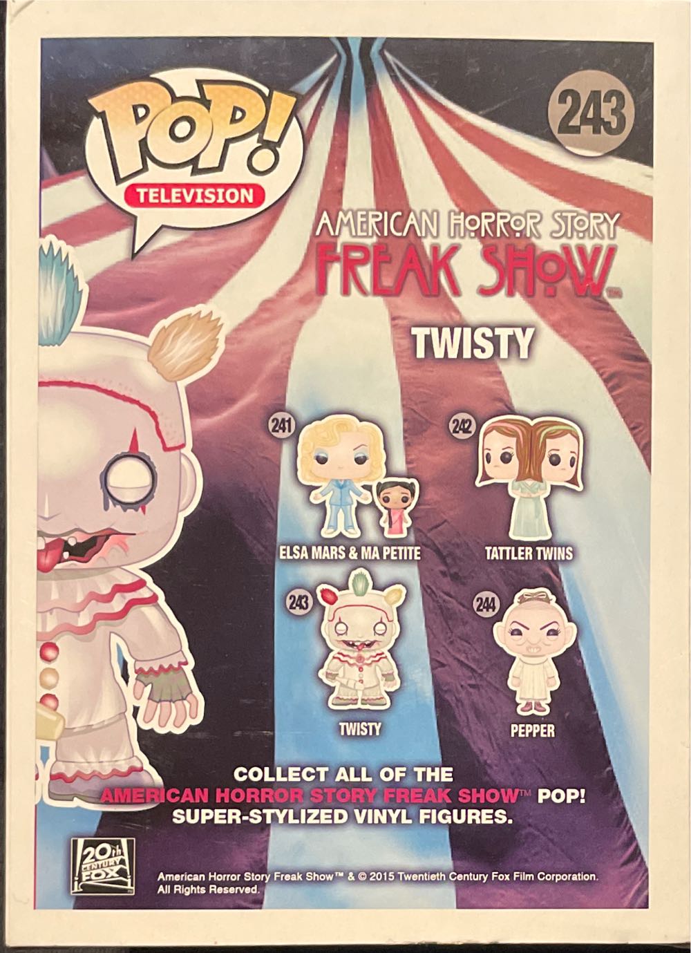 Twisty - American Horror Story vinyl figure collectible [Barcode 849803056353] - Main Image 2