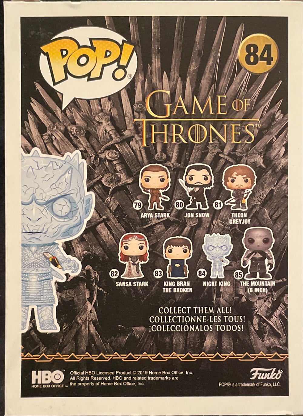 Night King - Game of Thrones vinyl figure collectible [Barcode 889698448239] - Main Image 2