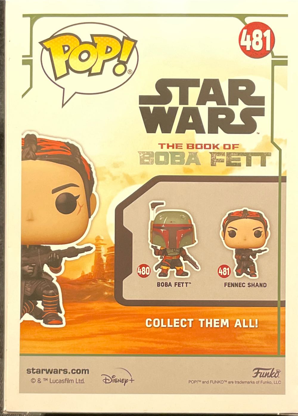 Star Wars - Fennec Shand: 481 - Star Wars: Book of Boba Fett vinyl figure collectible [Barcode 889698602372] - Main Image 2