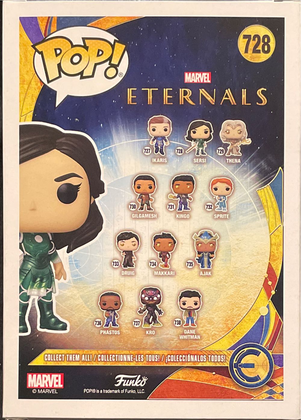 Sersi - Marvel Universe vinyl figure collectible [Barcode 889698497053] - Main Image 2