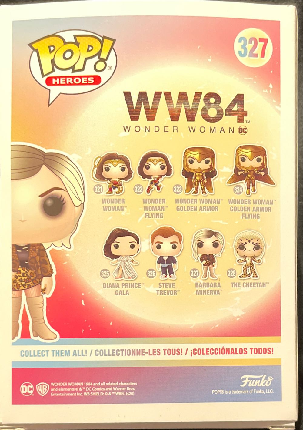 #327 - Barbara Minerva - Wonder Woman vinyl figure collectible [Barcode 889698466660] - Main Image 2