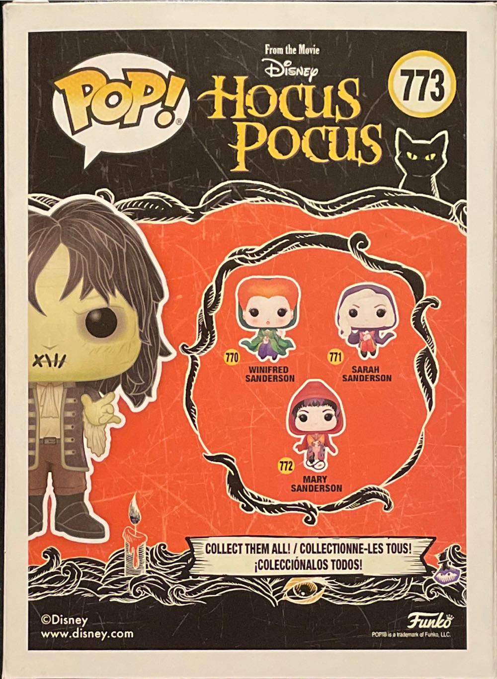 Billy Butcherson - Hocus Pocus vinyl figure collectible [Barcode 889698496841] - Main Image 2