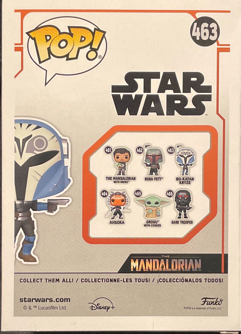 Bo-Katan Kryze Pop! 463 - Star Wars vinyl figure collectible [Barcode 889698545235] - Main Image 2