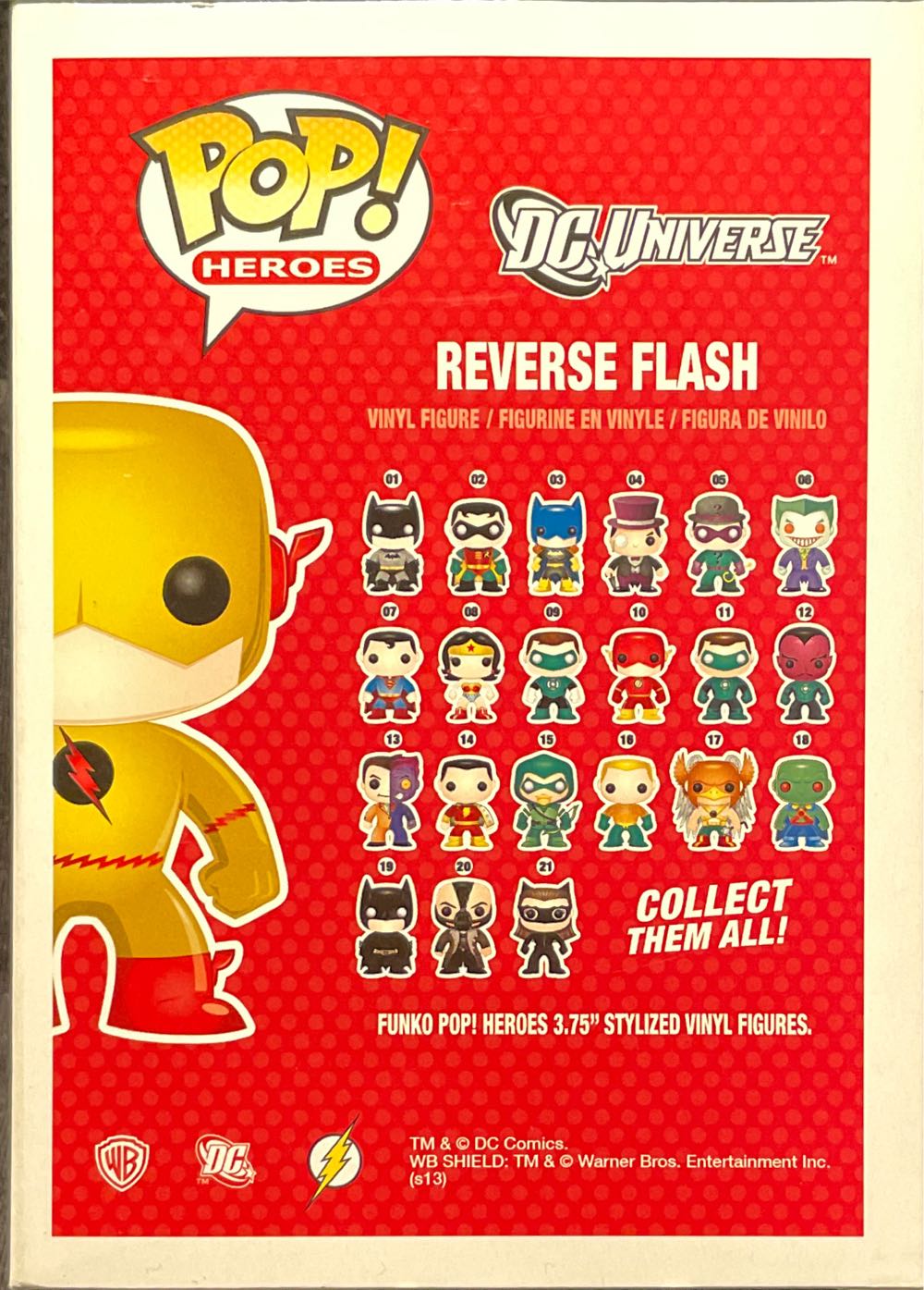 Reverse Flash - DC Universe vinyl figure collectible [Barcode 830395034621] - Main Image 2