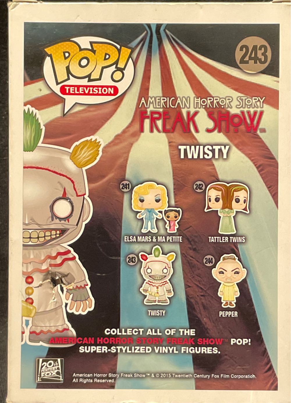 American Horror Story #243 Twisty - American Horror Story vinyl figure collectible [Barcode 849803054311] - Main Image 2