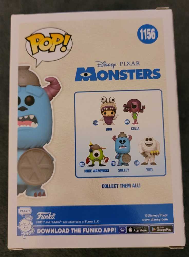 Funko Pop! Disney: Monsters Inc 20th Sulley Lid Amazon Exclusive Flocked - Monsters Inc. vinyl figure collectible [Barcode 889698587549] - Main Image 3