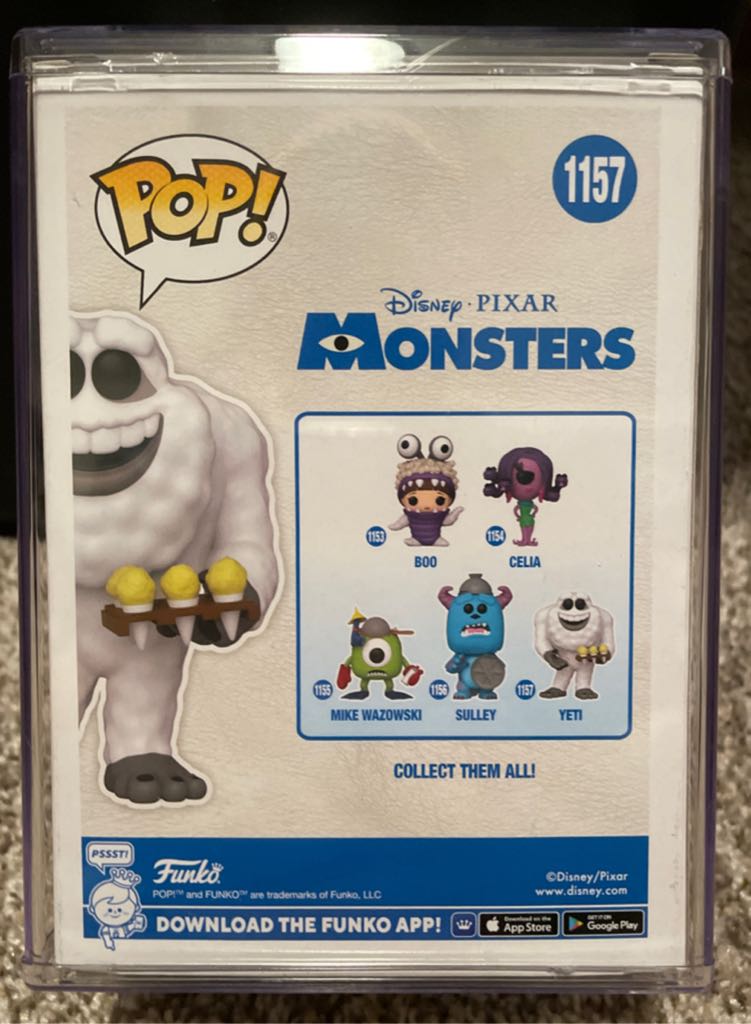 Yeti - Monsters Inc. vinyl figure collectible [Barcode 889698588478] - Main Image 2