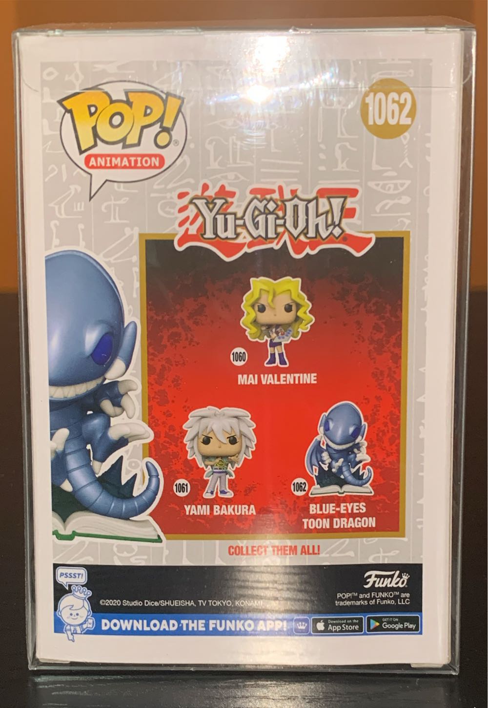 Yugioh: Blue-Eyes Toon Dragon, #1062  vinyl figure collectible [Barcode 889698576482] - Main Image 3