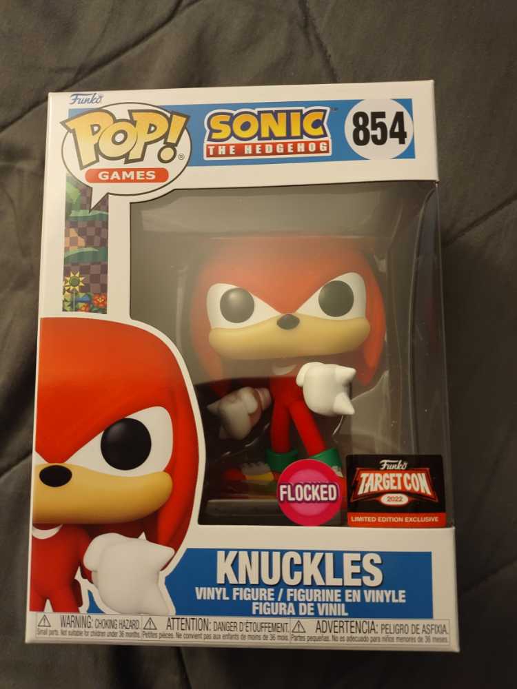 Knuckles - Sonic the Hedgehog vinyl figure collectible [Barcode 889698610346] - Main Image 2