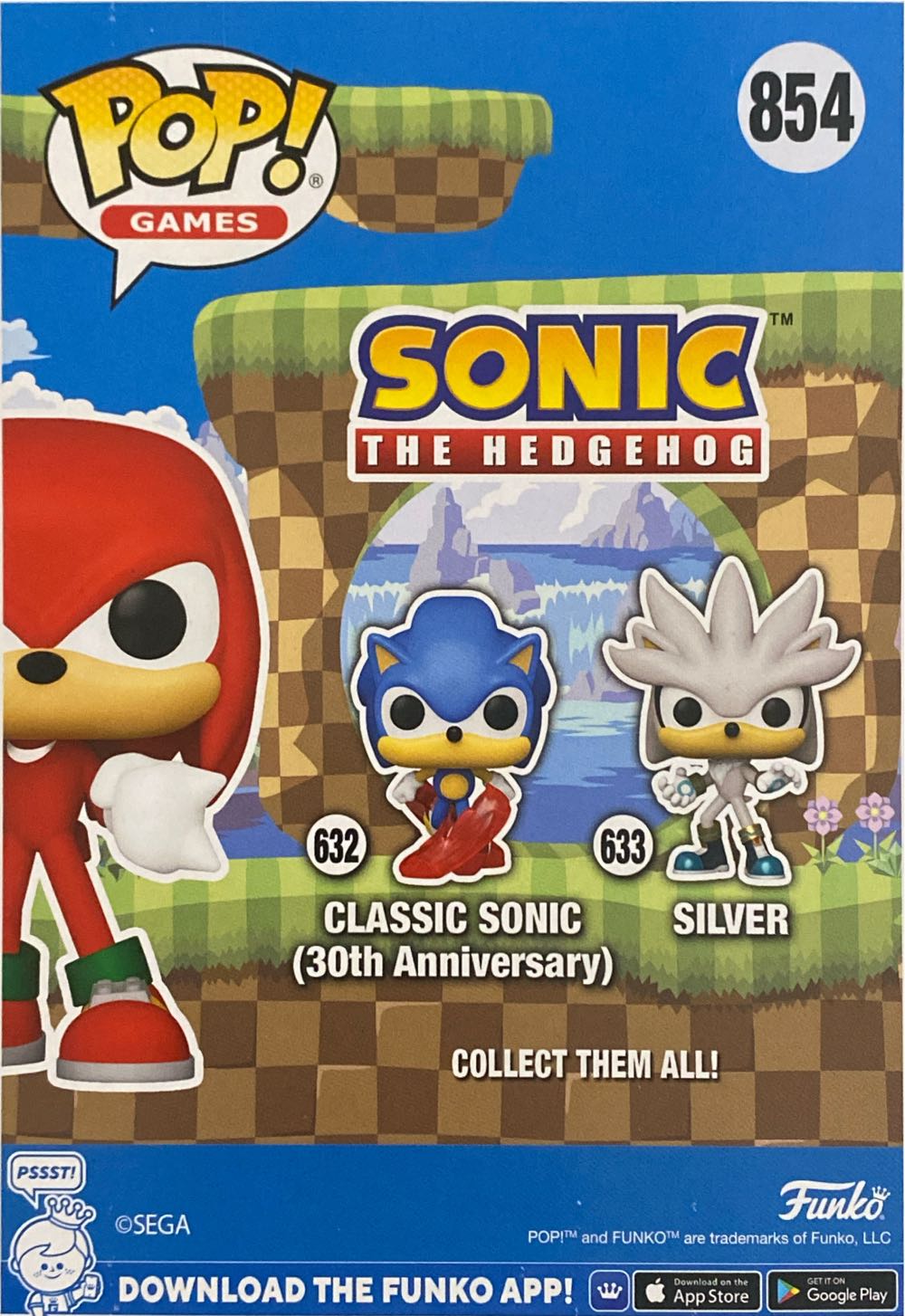 Knuckles - Sonic the Hedgehog vinyl figure collectible [Barcode 889698610346] - Main Image 3