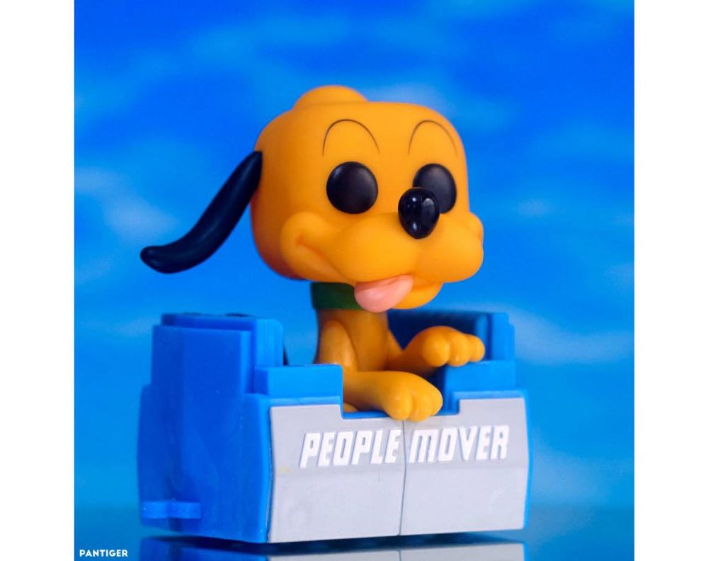 PLUTO ON THE PEOPLEMOVER 1164 (Walt Disney World 50) Funko Pop - Disney Parks vinyl figure collectible [Barcode 889698595094] - Main Image 4