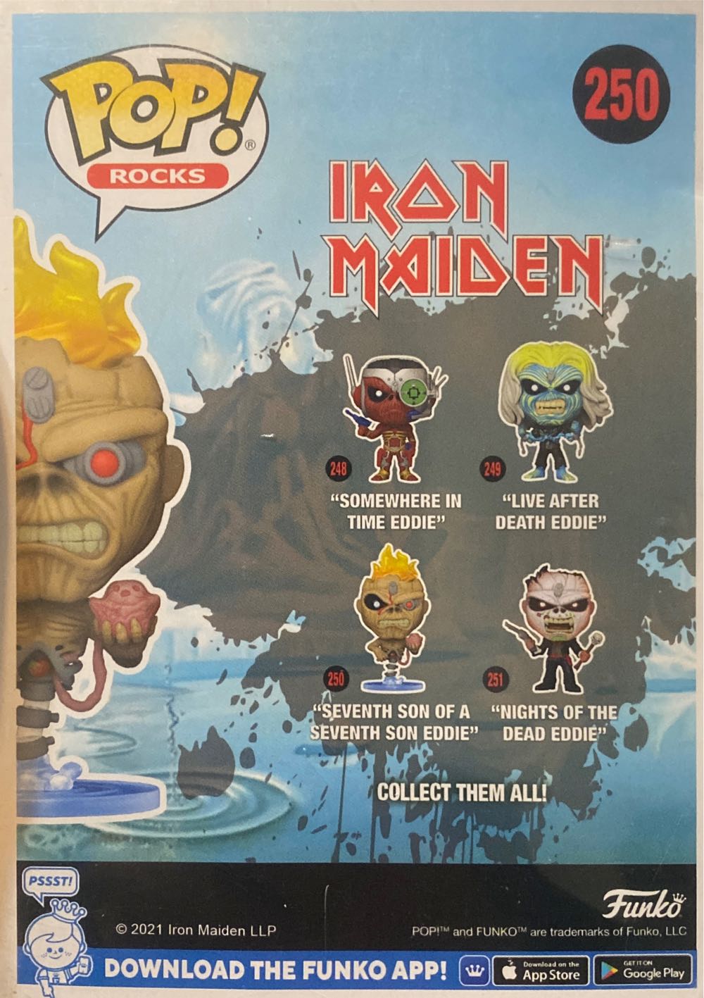 Iron Maiden- 250. “SEVENTH SON OF A SEVENTH SON EDDIE” - Musicians vinyl figure collectible [Barcode 889698576093] - Main Image 4