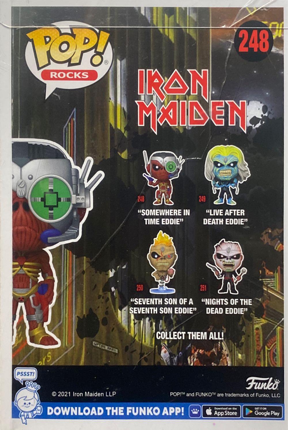 Iron Maiden-Somewhere In Time - Iron Maiden vinyl figure collectible [Barcode 889698576079] - Main Image 4