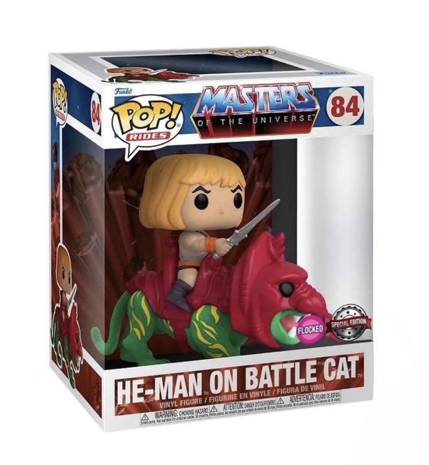 He-Man on Battle Cat - Masters of the Universe vinyl figure collectible [Barcode 889698610353] - Main Image 2
