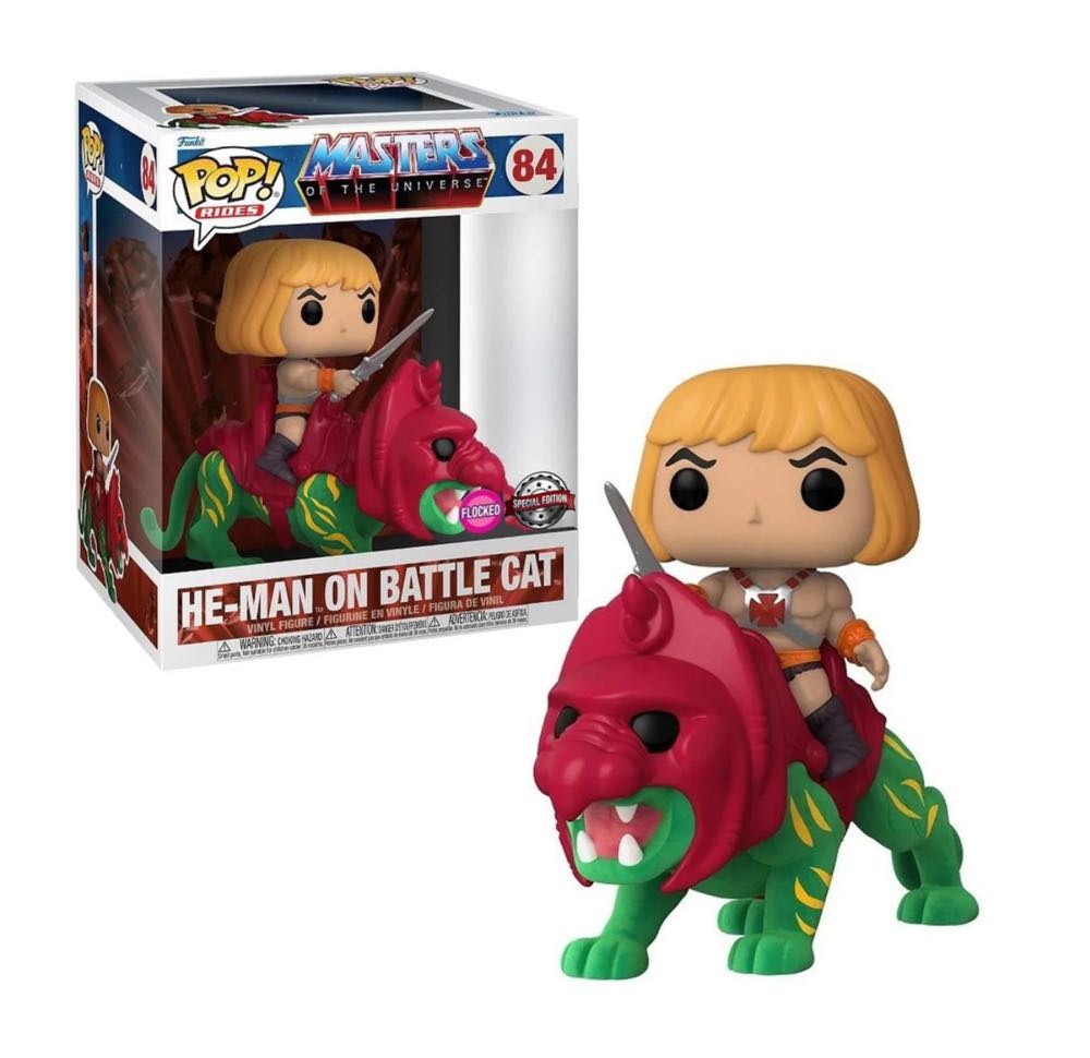 He-Man on Battle Cat - Masters of the Universe vinyl figure collectible [Barcode 889698610353] - Main Image 3