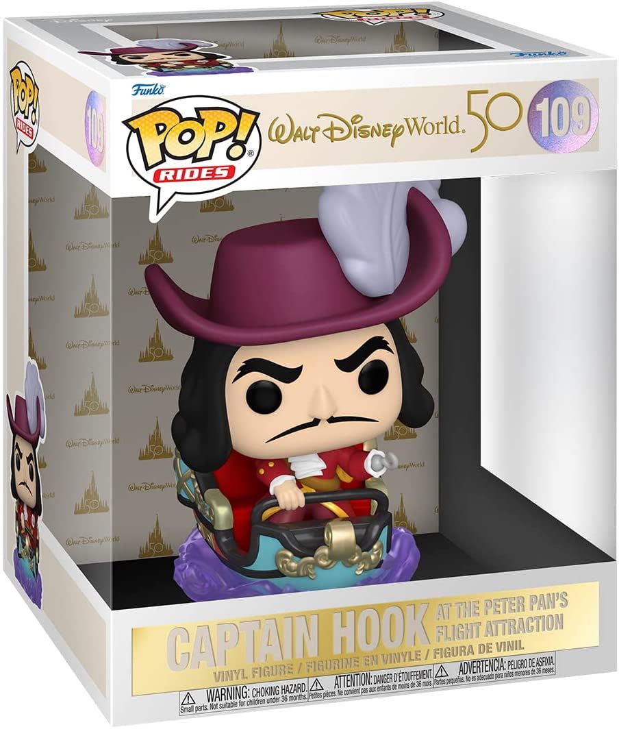 Captain Hook At Peter Pan’s Flight Attraction - Disney Parks vinyl figure collectible [Barcode 889698595124] - Main Image 2