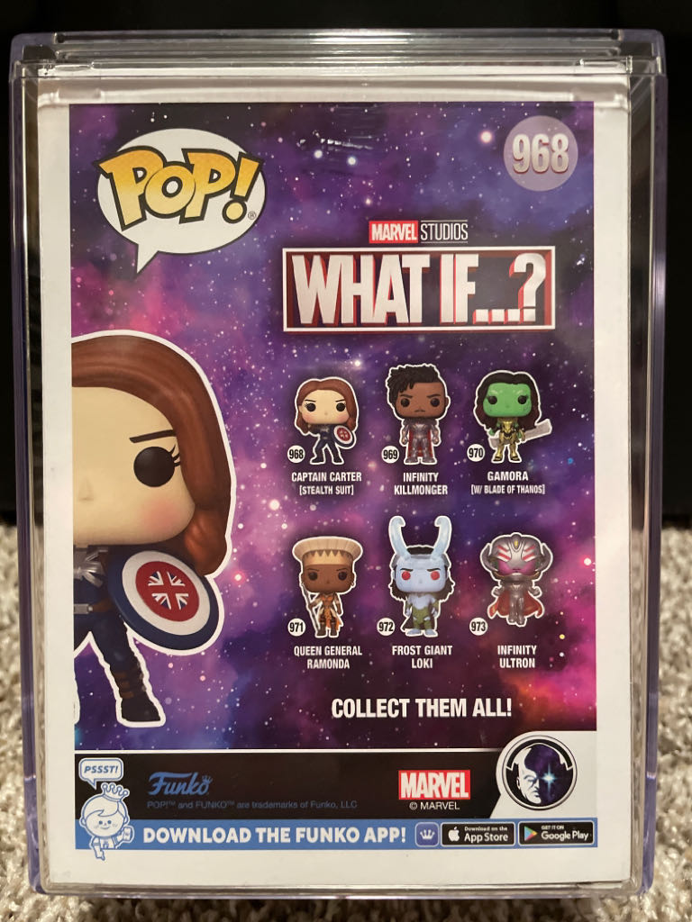 Captain Carter (Stealth Suit) - What If...? vinyl figure collectible [Barcode 889698586535] - Main Image 2