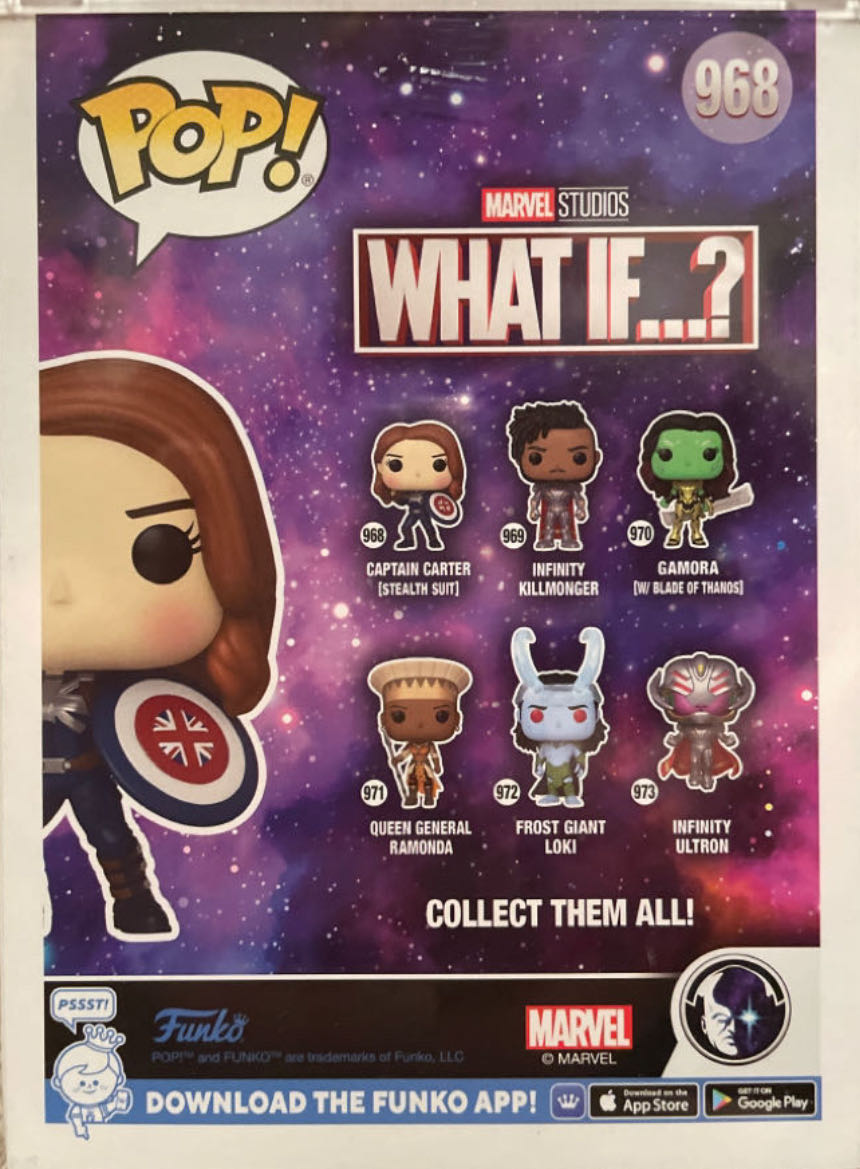 Captain Carter (Stealth Suit) - What If...? vinyl figure collectible [Barcode 889698586535] - Main Image 3