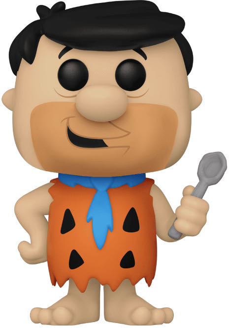 Fred Flintstone with Spoon - Flintstones vinyl figure collectible [Barcode 889698572545] - Main Image 2