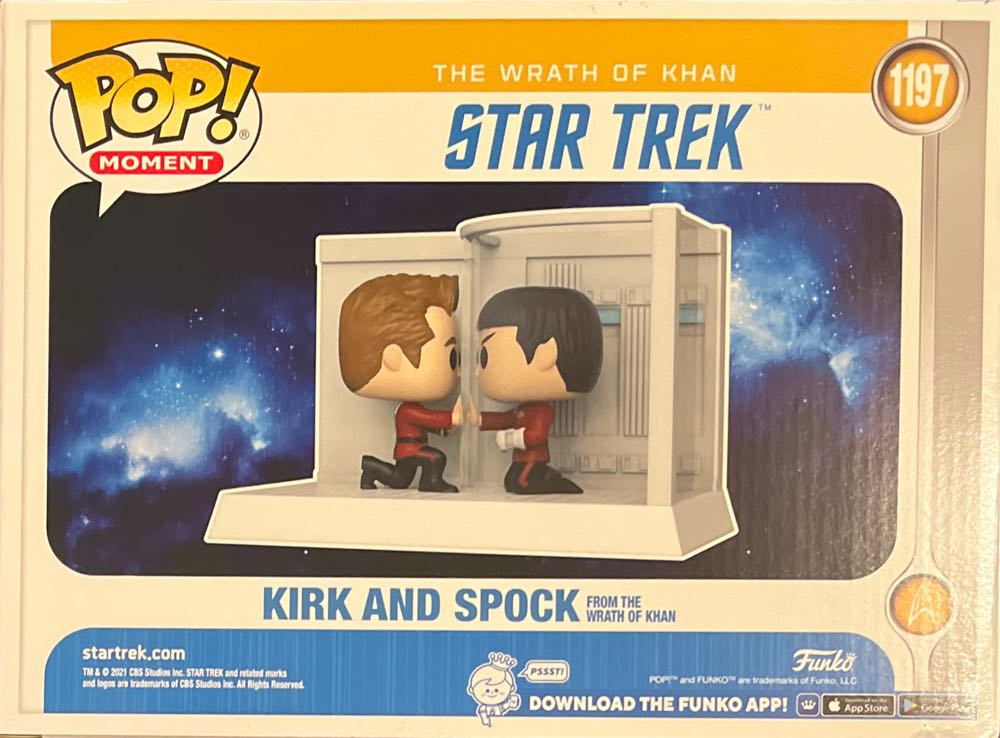 1197 Kirk and Spock (From The Wrath of Khan) - Star Trek vinyl figure collectible [Barcode 889698608152] - Main Image 3