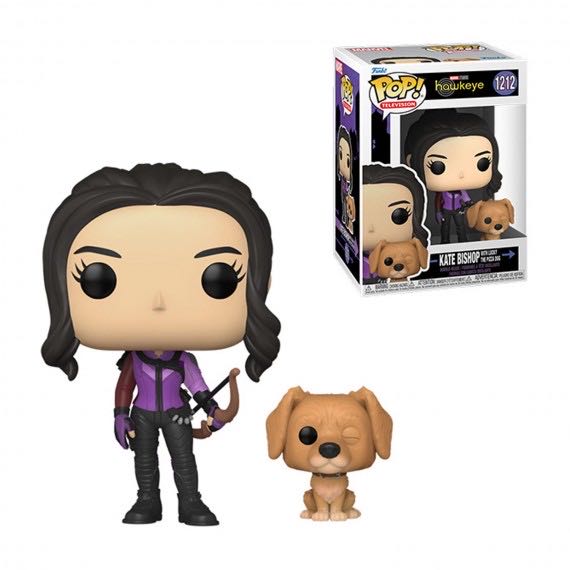 Kate Bishop (with Lucky the Pizza Dog) - Marvel Universe vinyl figure collectible [Barcode 889698594813] - Main Image 3