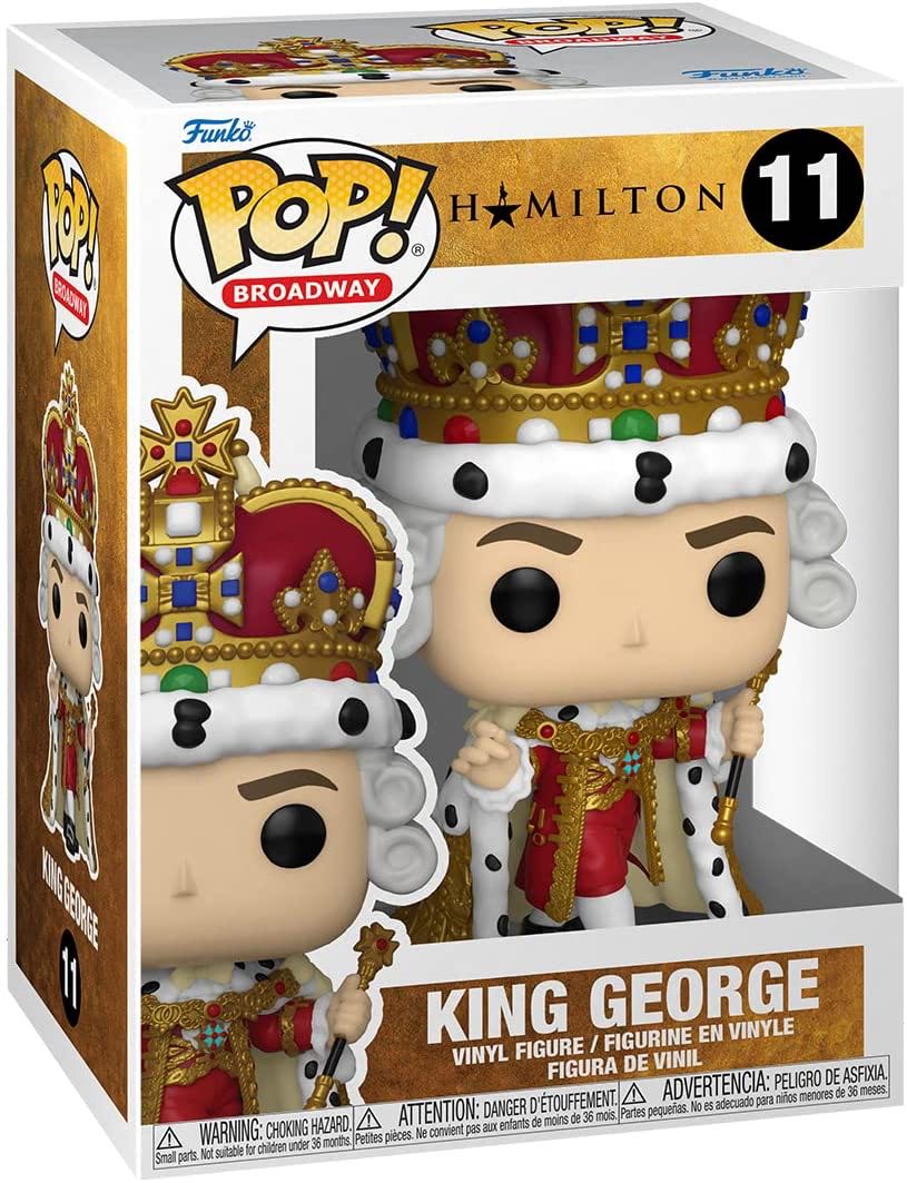 King George - Hamilton vinyl figure collectible [Barcode 889698592710] - Main Image 2
