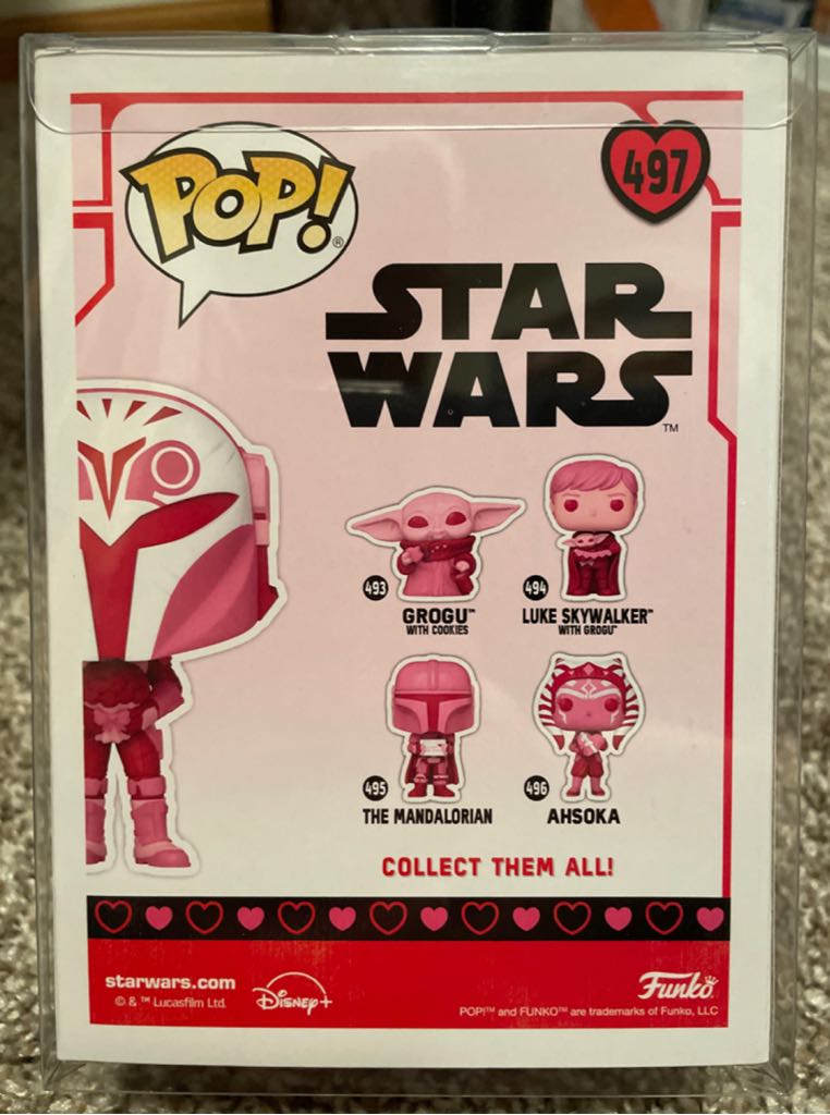 497 Bo-Katan Kryze, Valentine’s Day - Star Wars vinyl figure collectible [Barcode 889698601214] - Main Image 2