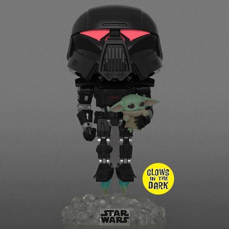 Dark Trooper With Grogu - Star Wars - 488 Funko Pop - Star Wars: The Mandalorian vinyl figure collectible [Barcode 889698582865] - Main Image 3