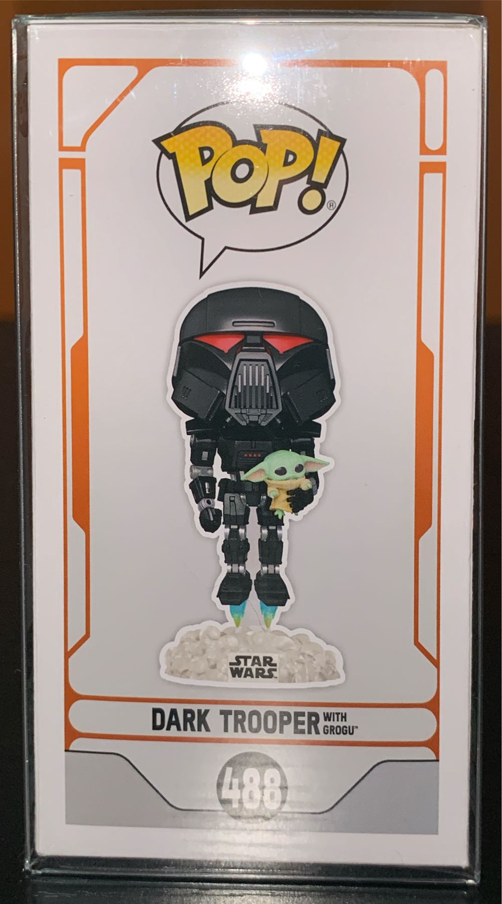 Dark Trooper With Grogu - Star Wars - 488 Funko Pop - Star Wars: The Mandalorian vinyl figure collectible [Barcode 889698582865] - Main Image 4