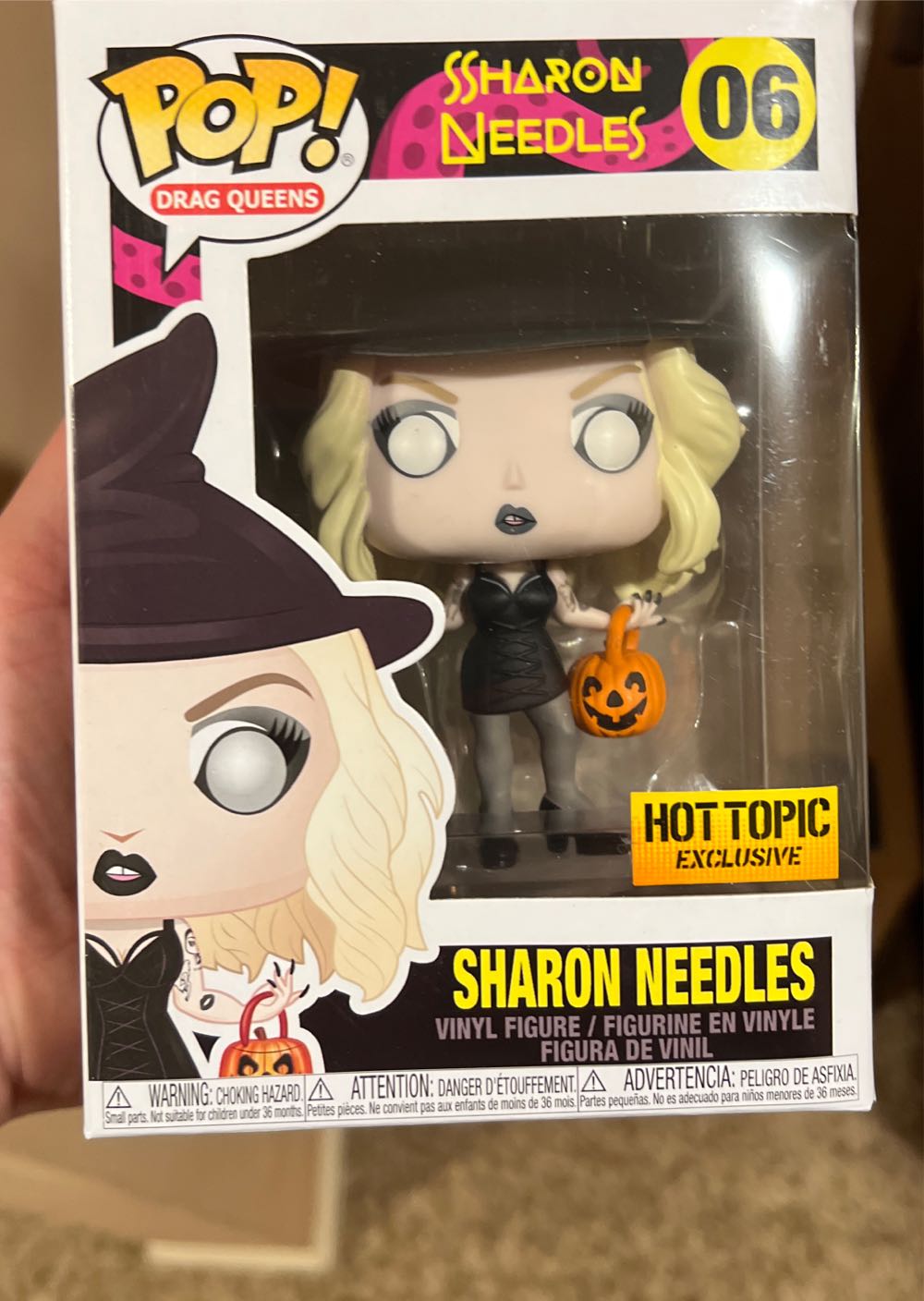 Disney Parks Haunted Mansion Ezra Funko Pop! Enamel Pin New With Box