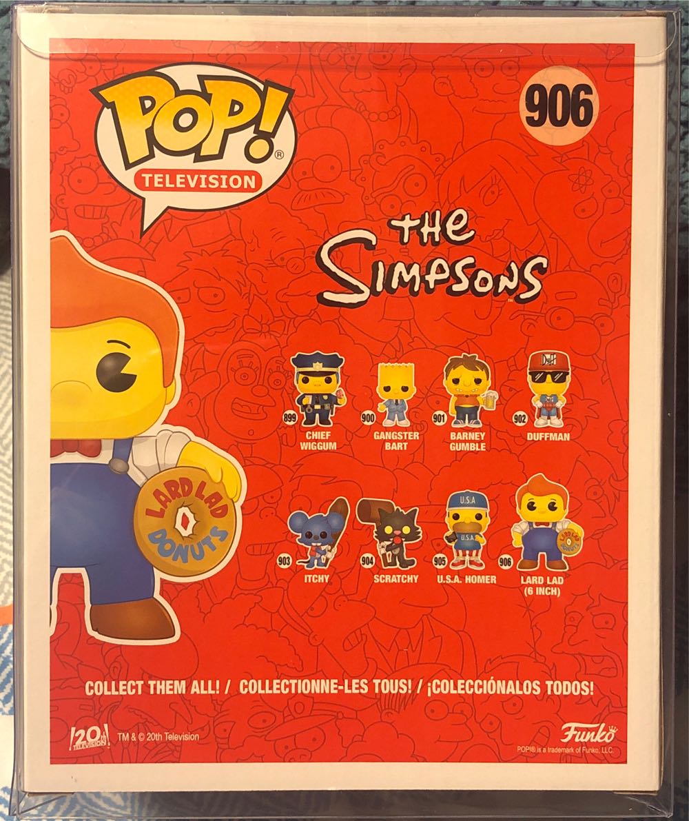 Simpsons Lard Lad - The Simpsons vinyl figure collectible [Barcode 889698529631] - Main Image 2