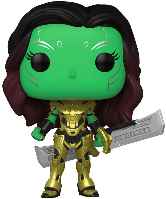 Gamora with Blade of Thanos - What If...? vinyl figure collectible [Barcode 889698586511] - Main Image 2