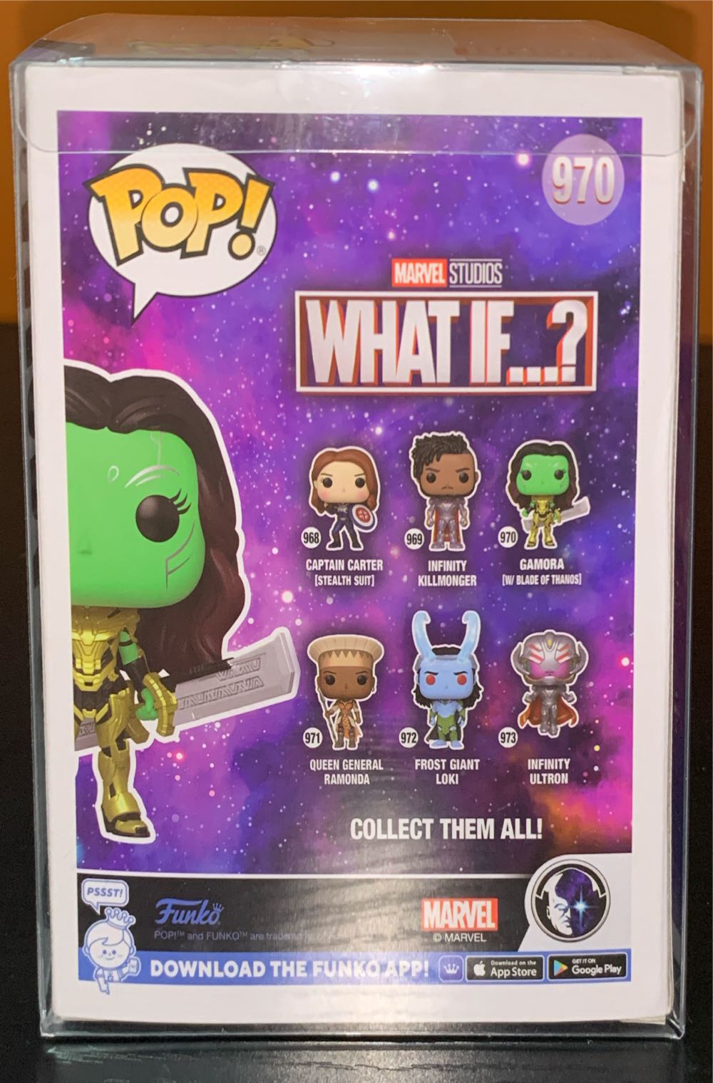 Gamora with Blade of Thanos - What If...? vinyl figure collectible [Barcode 889698586511] - Main Image 3