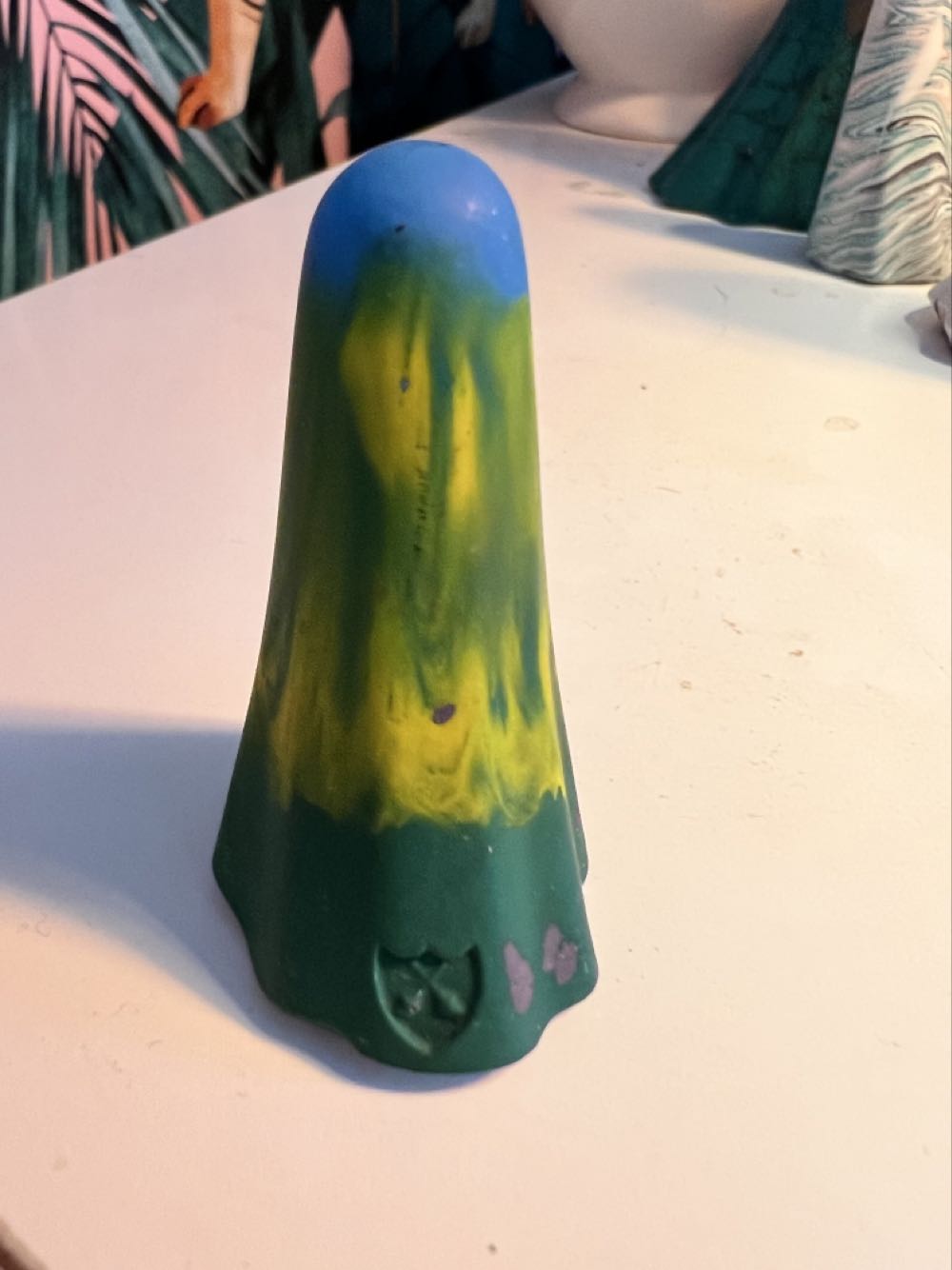 Blue Green & Yellow Boo  vinyl figure collectible - Main Image 2