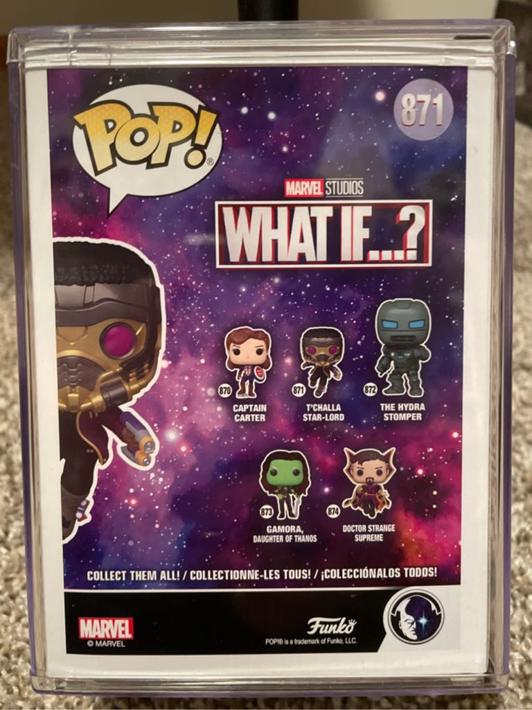 What If…?: T’Challa Star-Lord - What If...? vinyl figure collectible [Barcode 889698567886] - Main Image 2