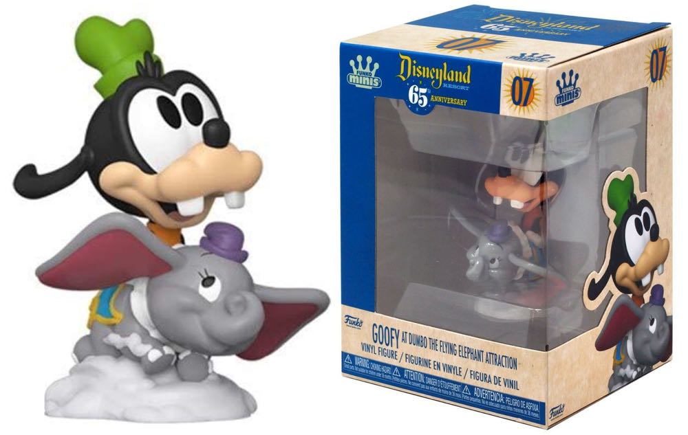 Goofy At Dumbo The Flying Elephant Attraction  - Disney - Disneyland Resort (65th Anniversary) FUNKOPOP Funko Minis #minis - Disney Parks vinyl figure collectible [Barcode 889698503808] - Main Image 2
