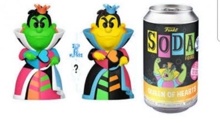 Funko Soda - Queen Of Hearts Black Light - Alice in Wonderland vinyl figure collectible - Main Image 2